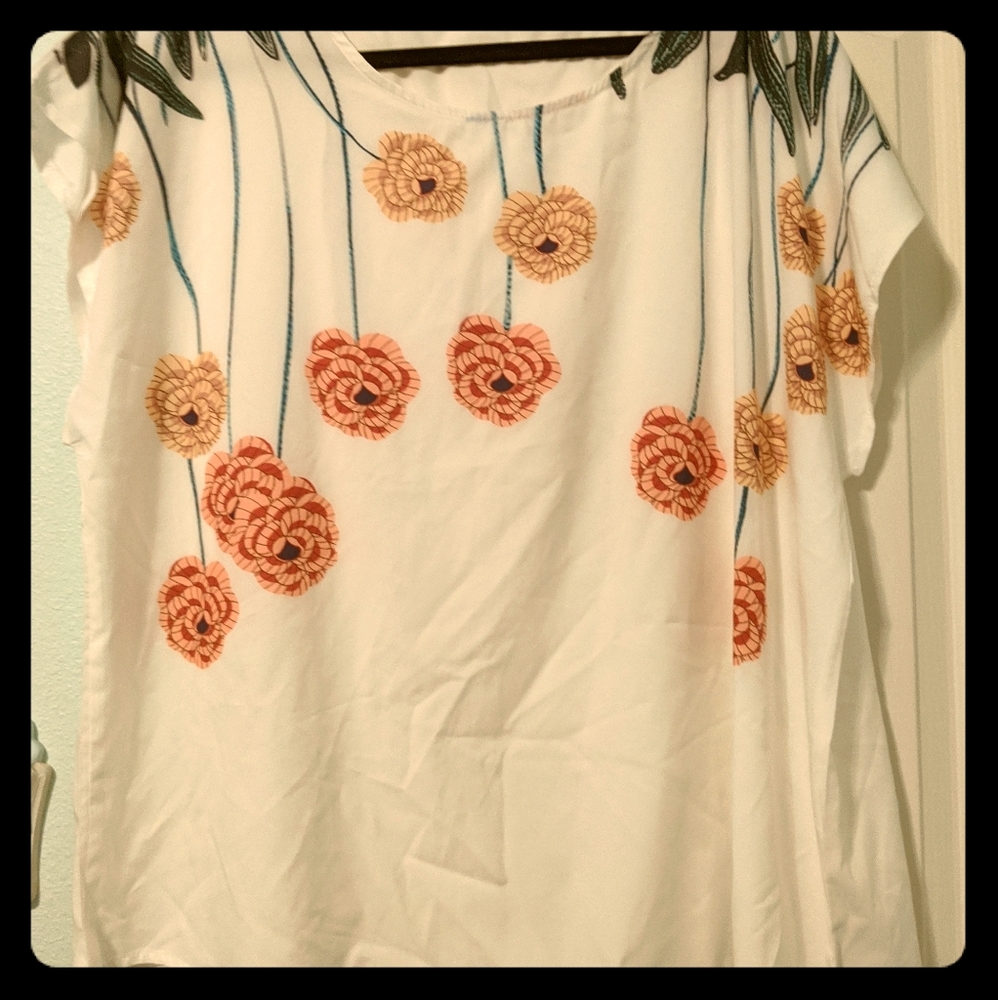 SHEIN floral top